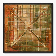 Geometric Line Abstract Painting #AEA014