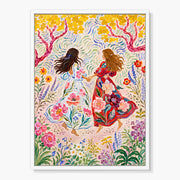 Bohemian Garden Figure Painting #BP019
