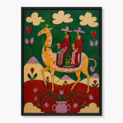 Whimsical Rocking Animal Painting #BP102