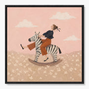 Whimsical Rocking Animal Painting #BP114