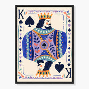 Pastel Folk-Inspired King of Spades #BP150