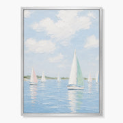 Pastel Sailboat Painting #CA011