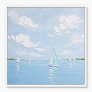 Pastel Sailboat Painting #CA012