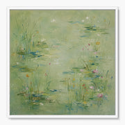 Pastel Botanical Abstract Painting #CA045