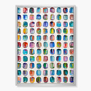 Color Grid Abstract Painting #CA059