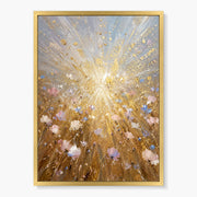 Golden Botanical Landscape Painting #CA104