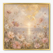 Golden Botanical Landscape Painting #CA108