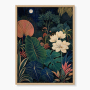 Midnight Botanical Painting #CA158