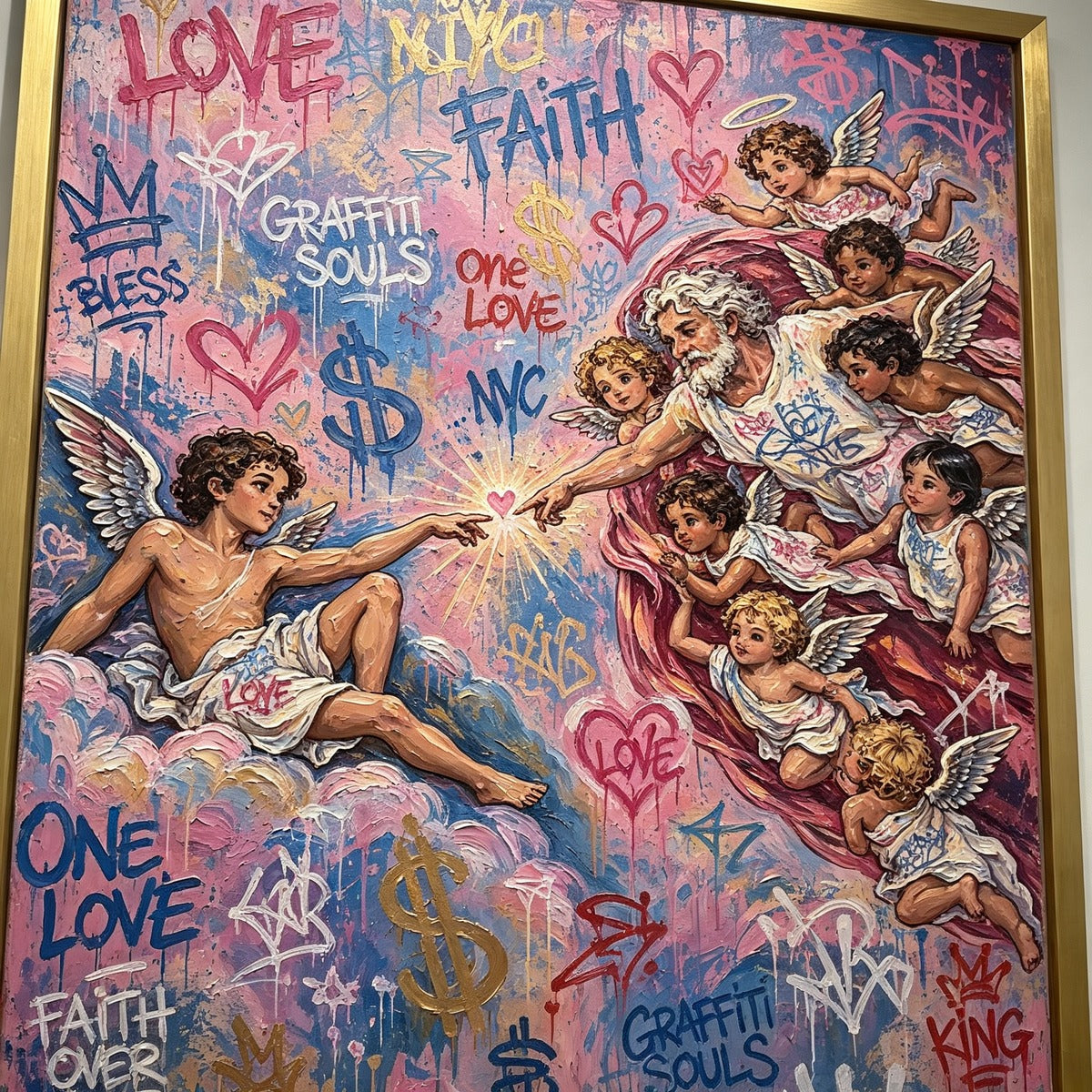 GA003 painting close-up