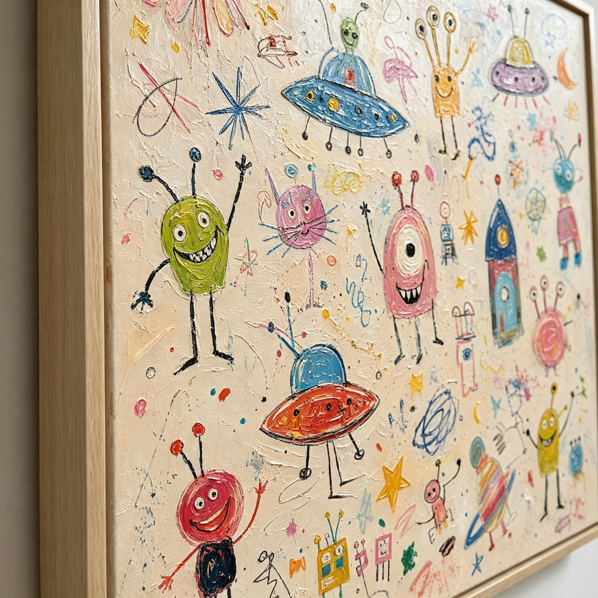 GA005 painting close-up