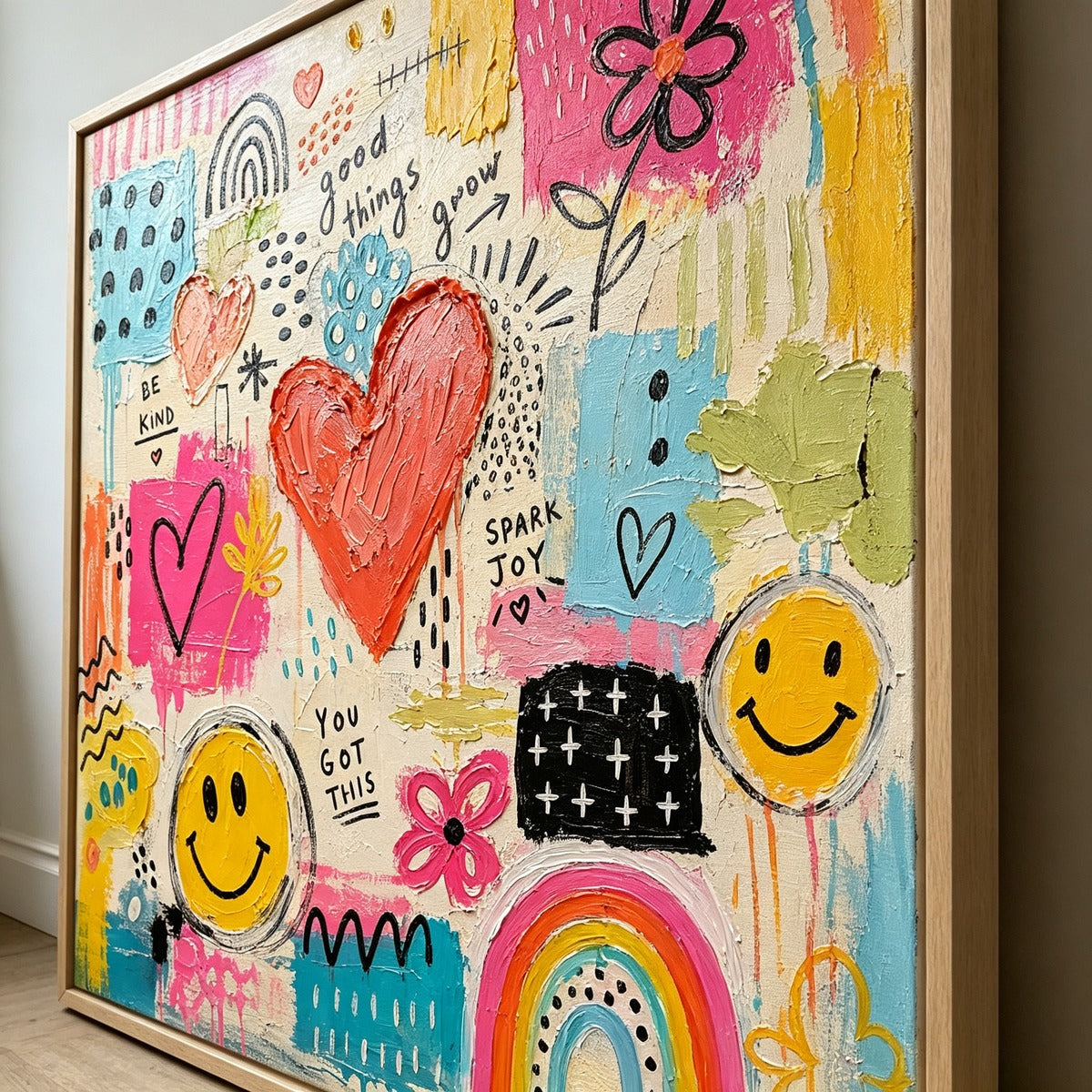 GA015 painting close-up