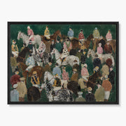 Impressionist Horse Racing Painting #HA007