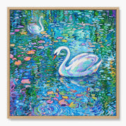 Swan Pond Painting #M802