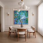 Swan Pond Painting #M802 - image 5