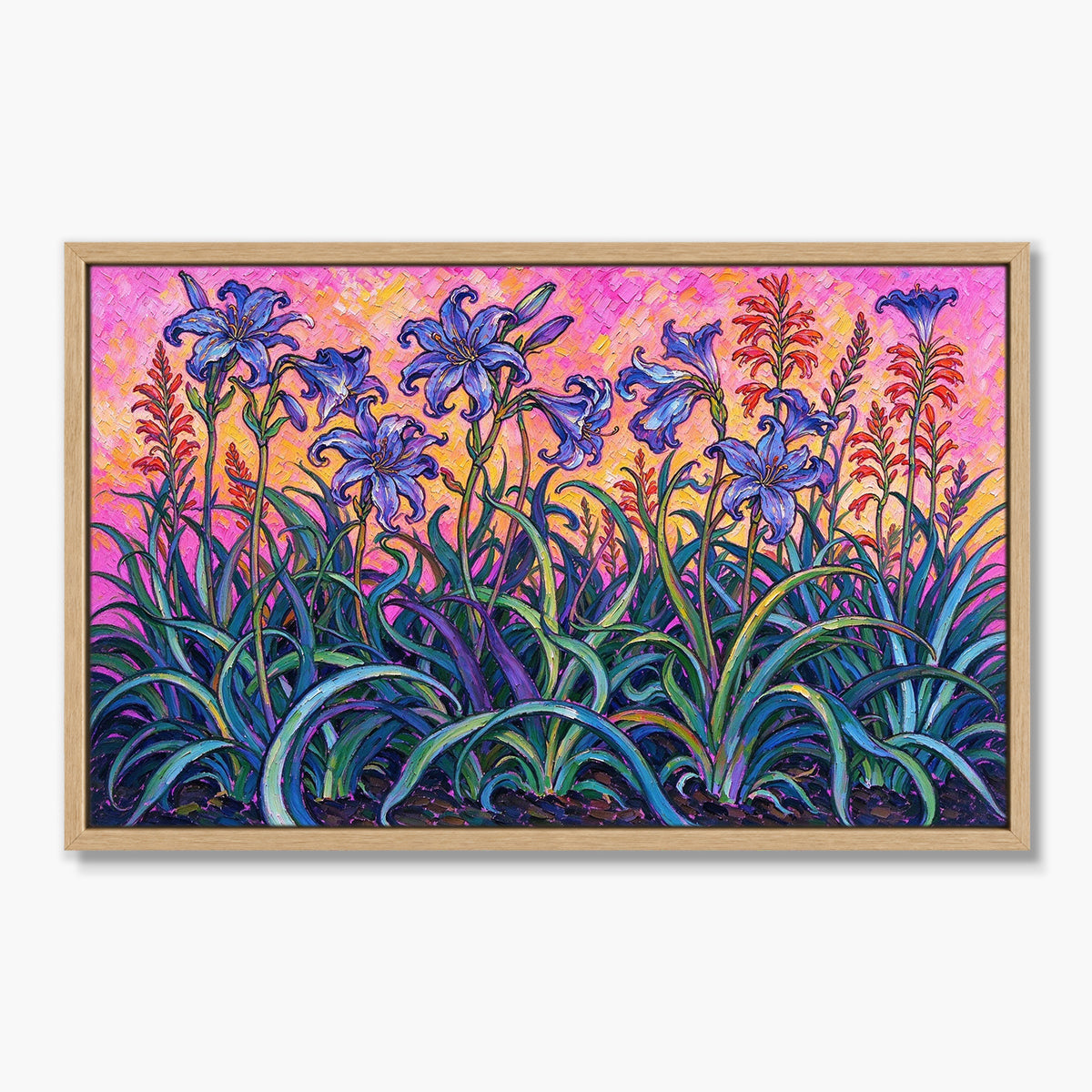 Iris Meadow Painting #M805 - main artwork