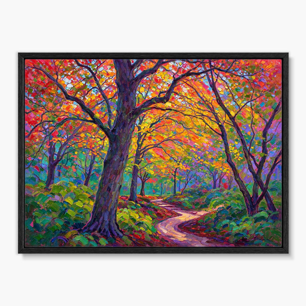 Autumn Forest Path Painting #M806 - main artwork