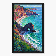 Coastal Arch Seascape Painting #M807