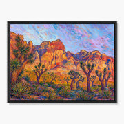 Sunlit Desert Ridge Painting #M808