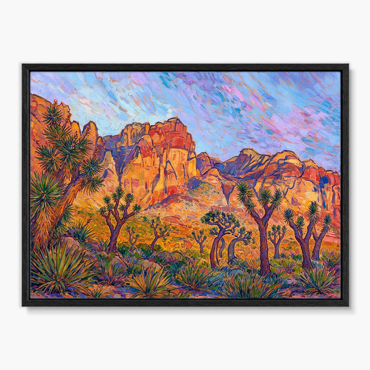 Sunlit Desert Ridge Painting #M808 - main artwork
