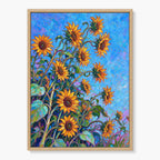 Blue Sky Sunflower Painting #M809 - main artwork