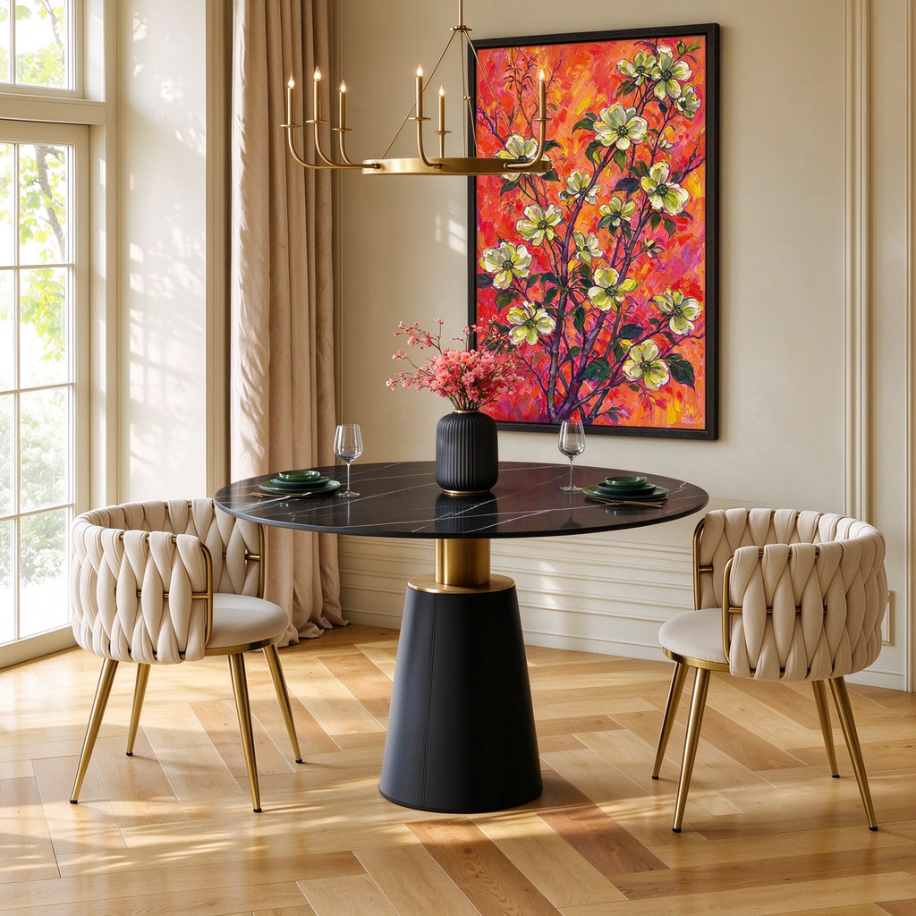 Scarlet Blossom Branch Painting #M810 - image 5