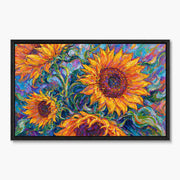 Radiant Sunflower Garden Painting #M811