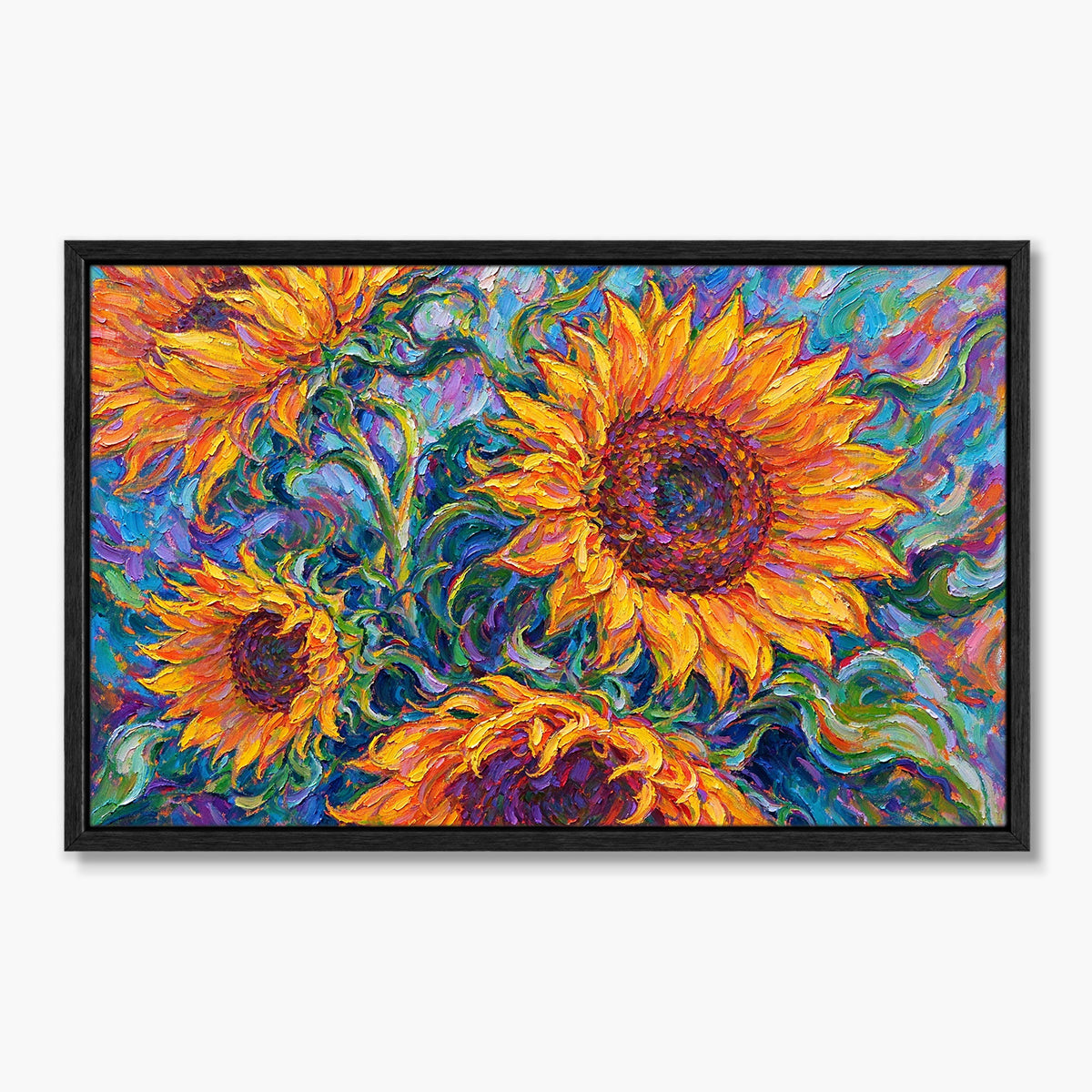 Radiant Sunflower Garden Painting #M811 - main artwork