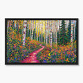 Birch Forest Path Painting #M812 - main artwork