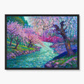 Spring Garden Stream Painting #M813 - main artwork