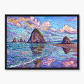 Rocky Coast Seascape Painting #M814 - main artwork