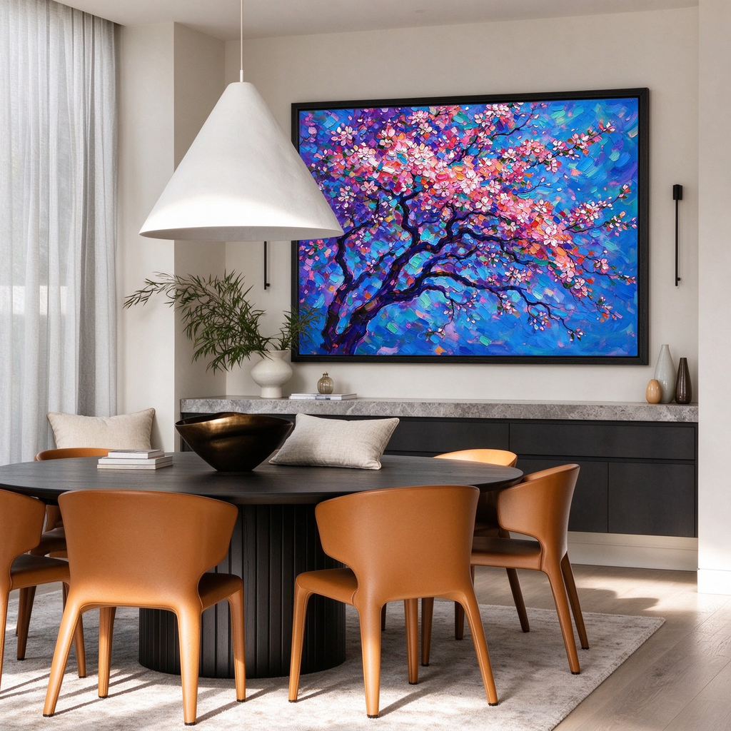 Cherry Blossom Tree Painting #M818 - image 4