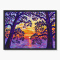 Sunset Through the Trees Painting #M821 - main artwork