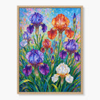 Iris Garden Painting #M822 - main artwork
