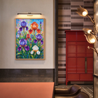 Iris Garden Painting #M822 - image 5
