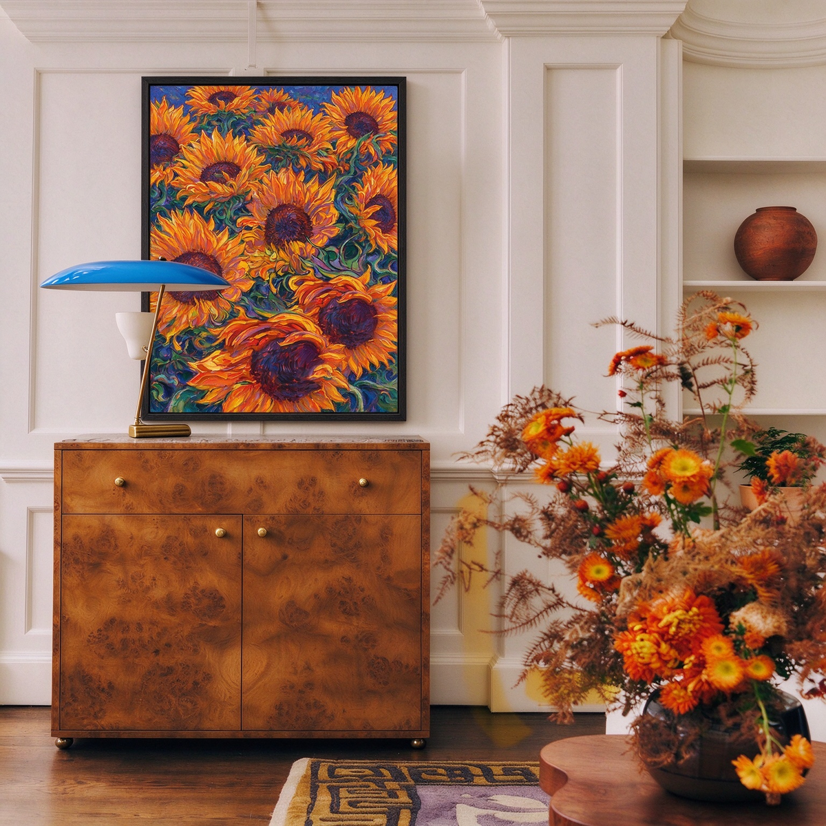 Sunflower Field Painting #M825 - image 4