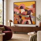 M868 artwork in a living room