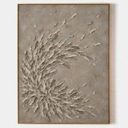 Whispers of Earth Textured Abstract Painting #M869