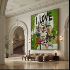 I Love Family Graffiti Abstract Painting #M906