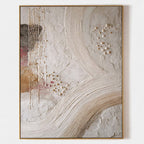 Bohemian Sands Textured Abstract Painting #M930