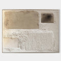 Earthen Blocks Textured Abstract Painting #M932