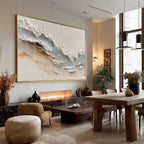 Foaming Shore Plaster Texture Painting #M940