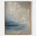 Coastal Haze Plaster Texture Painting #M944