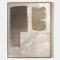 Desert Blocks Textured Abstract Painting #M945