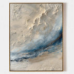Rolling Surf Plaster Texture Painting #M948