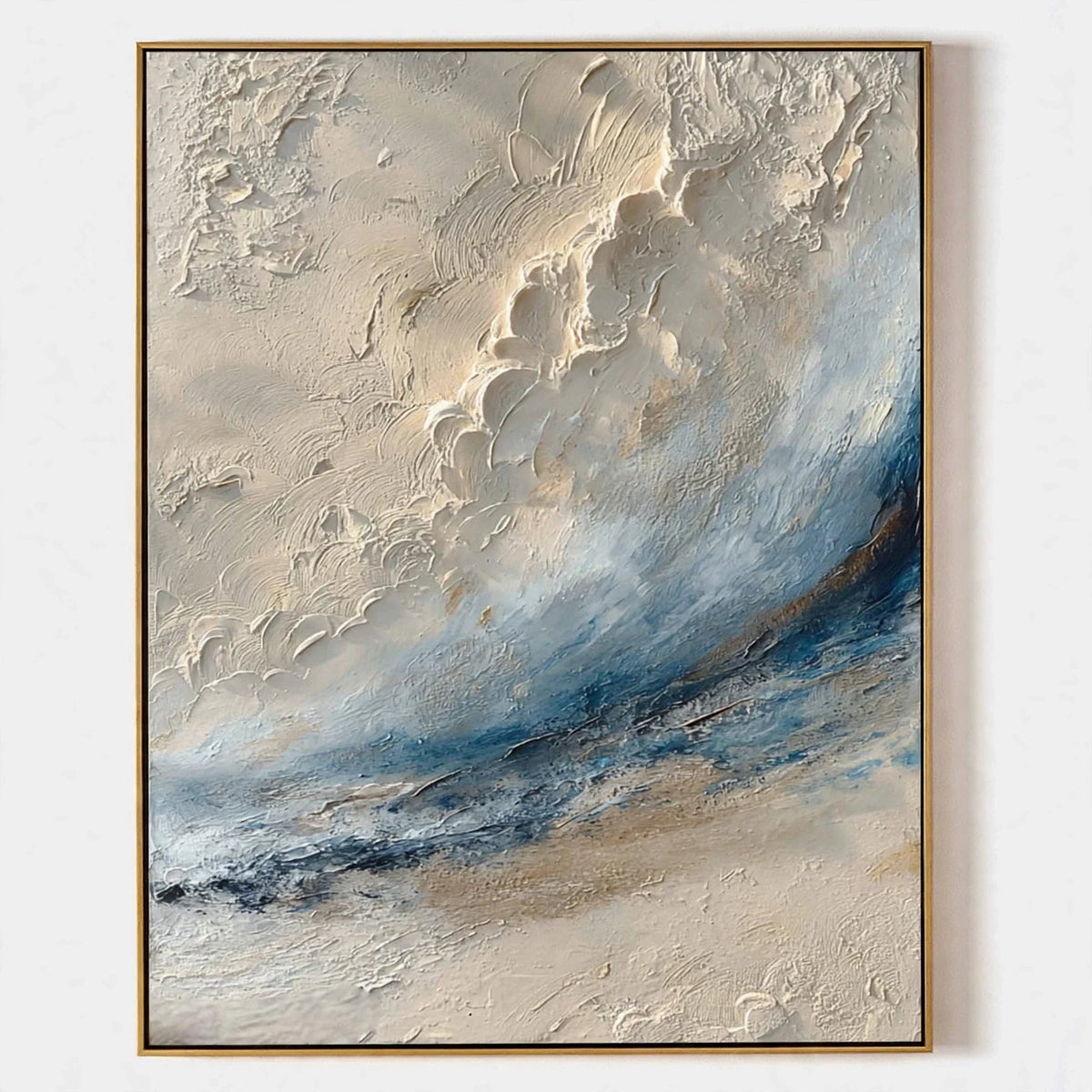 Rolling Surf Plaster Texture Painting #M948