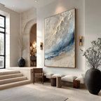 Rolling Surf Plaster Texture Painting #M948
