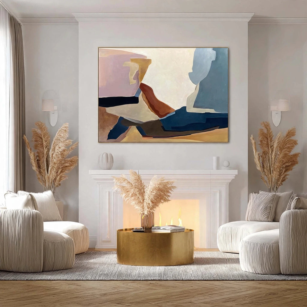 Canyon Forms Abstract Painting #M962