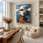The Watching Eye Surreal Portrait Painting #M983
