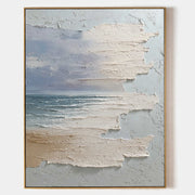 Tidal Veil Plaster Seascape Painting #M984