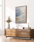 Tidal Veil Plaster Seascape Painting #M984
